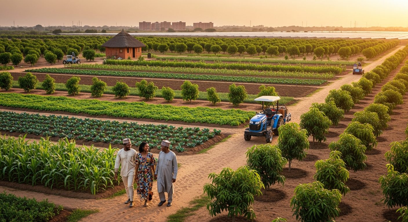 Community fields + agroforestry