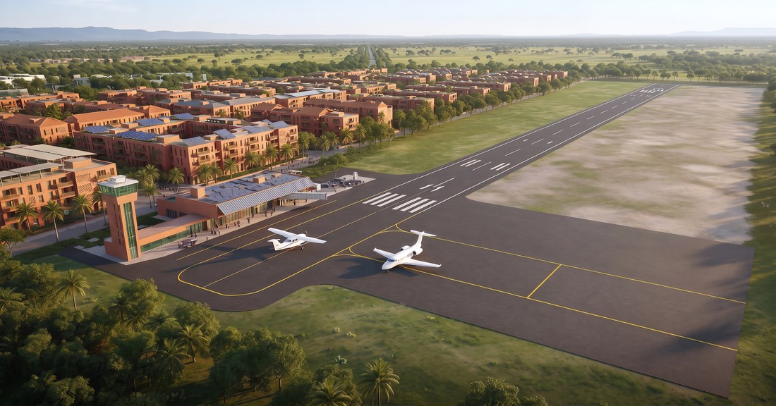 The city mini-airport