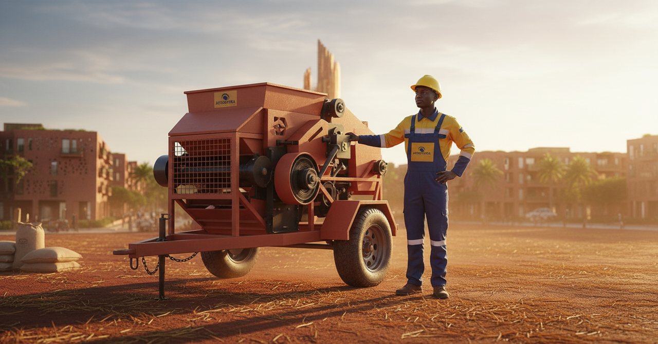 A graduate with their own machine